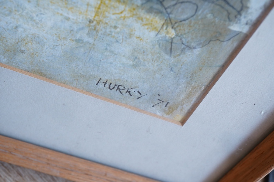 Leslie Hurry (1909-1978), Abstract design, signed and dated '71, ink, watercolour and gouache, 38 x 25cm